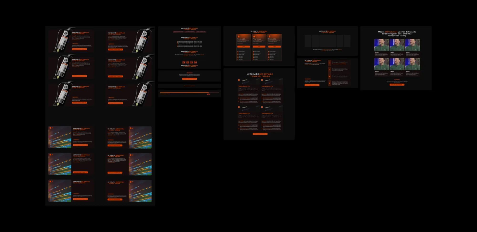 TradingLab — A component system, so a landing ships in days