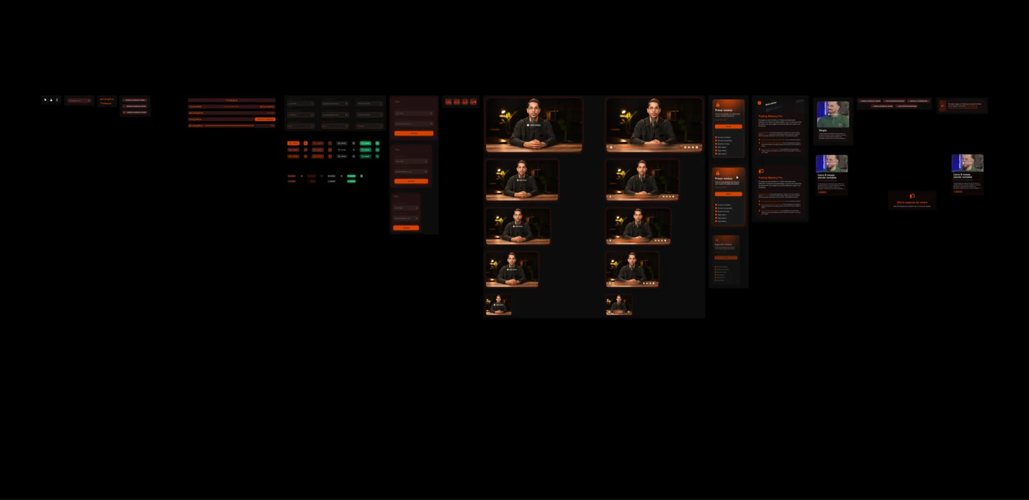 TradingLab — A component system, so a landing ships in days
