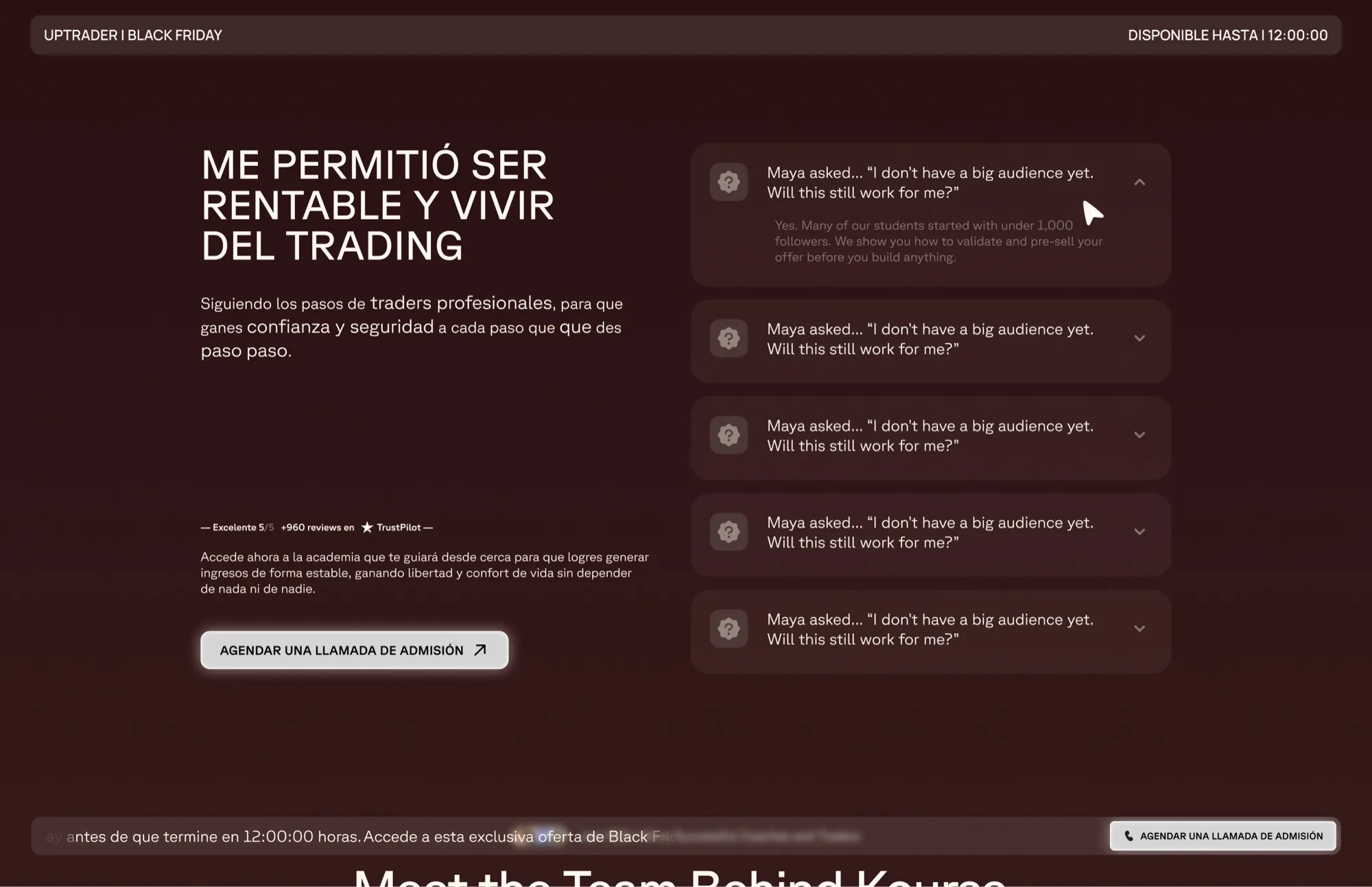 TradingLab — Answer the objection before it’s asked